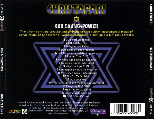 Christafari - Dub Sound&Power (CD) - Image 4
