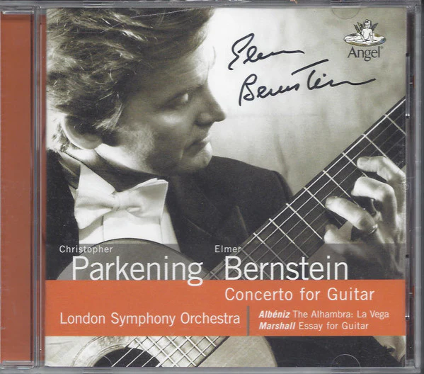 Christopher Parkening, Elmer Bernstein, Isaac Albéniz Albéniz Jack Marshall, London Symphony Orchestra - Concerto For Guitar / The Alhambra: La Vega / Essay For Guitar (CD) - Image 5
