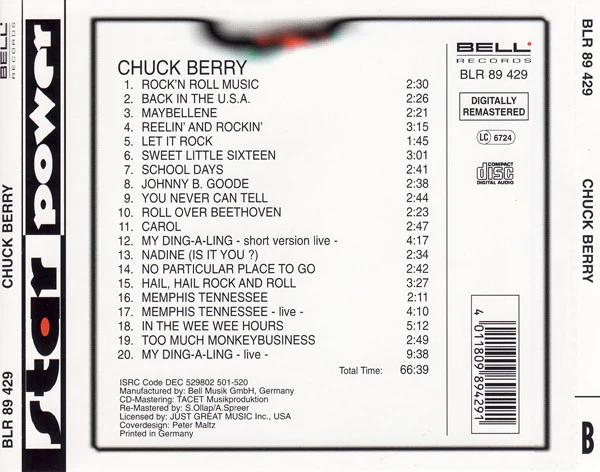 Chuck Berry - Chuck Berry (CD) - Image 3