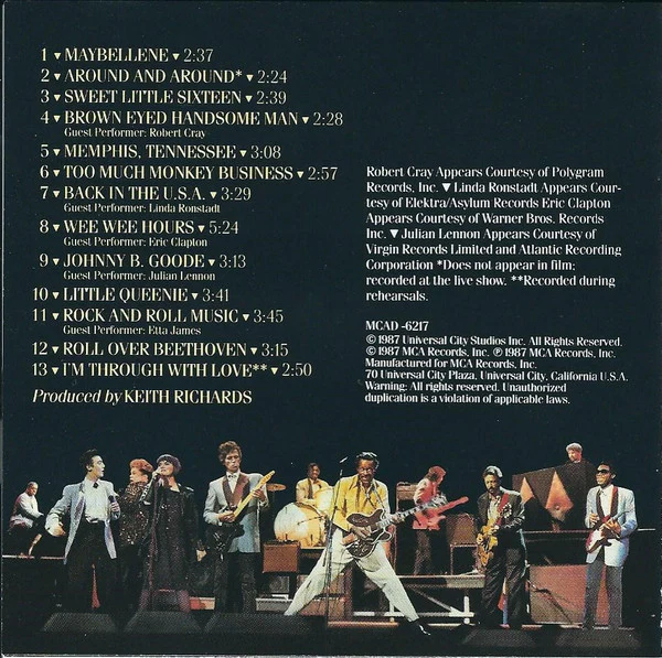 Chuck Berry - Hail! Hail! Rock 'N' Roll Original Motion Picture Soundtrack (CD) - Image 2