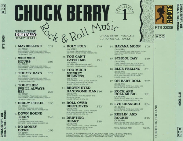 Chuck Berry - Rock & Roll Music - Volume 1 (CD) - Image 3