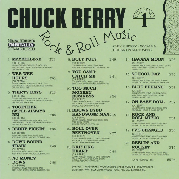 Chuck Berry - Rock & Roll Music - Volume 1 (CD) - Image 4
