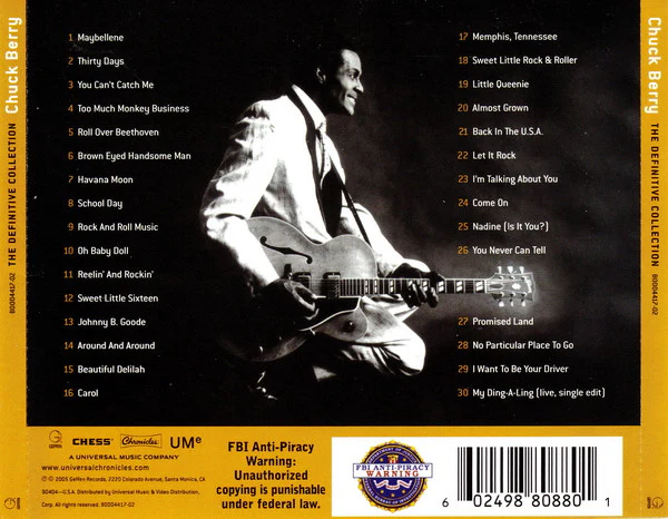 Chuck Berry - The Definitive Collection (CD) - Image 2