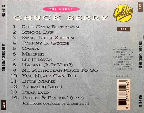 Chuck Berry - The Great (CD) - Image 2