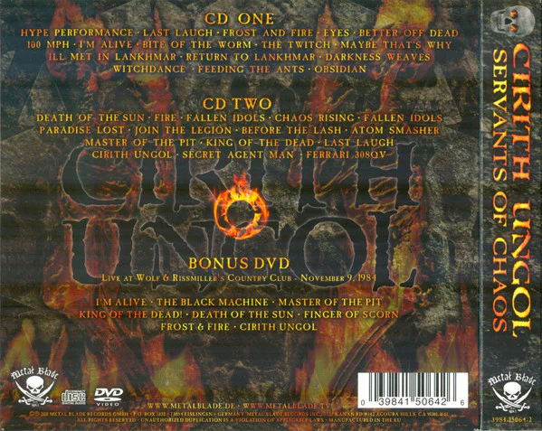 Cirith Ungol - Servants Of Chaos (CD) - Image 2