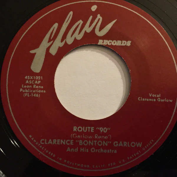 Clarence Garlow - Crawfishin' / Route 90 (RE, 45, 7") - Image 2