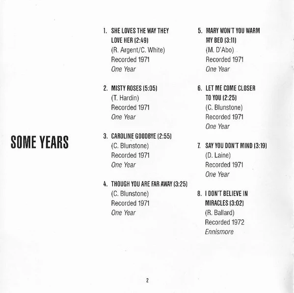 Colin Blunstone - I Don't Believe In Miracles (The Very Best Of Colin Blunstone) (CD) - Image 4