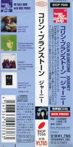 Colin Blunstone - Journey (CD) - Image 4