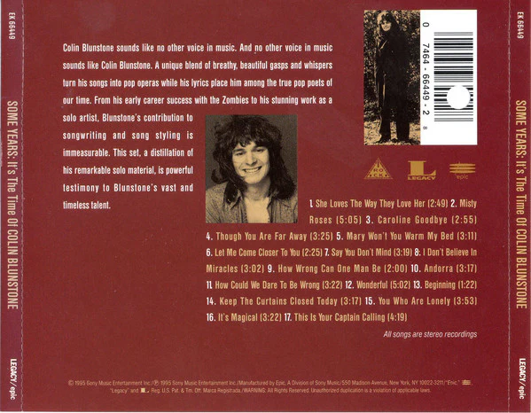 Colin Blunstone - Some Years: It's The Time Of Colin Blunstone (CD) - Image 2