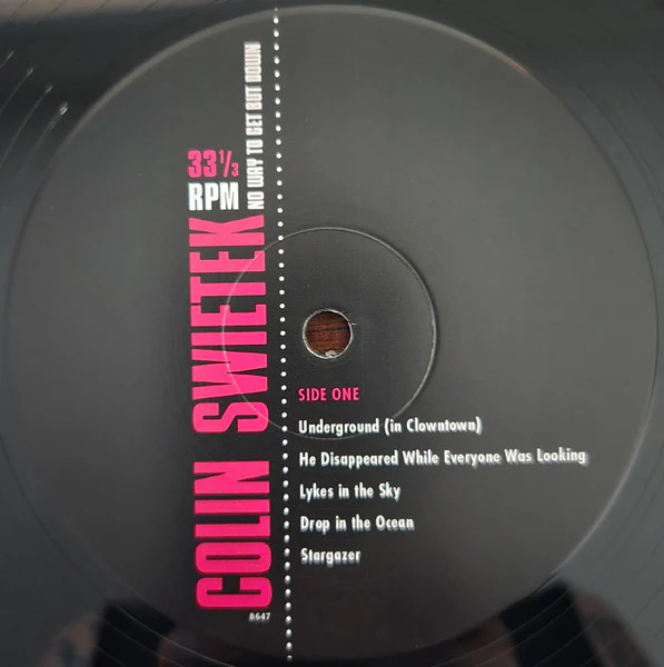 Colin Swietek - No Way To Get But Down (Vinyl) - Image 5