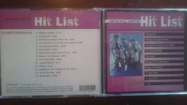 Con Funk Shun - Original Artist Hit List (CD) - Image 3