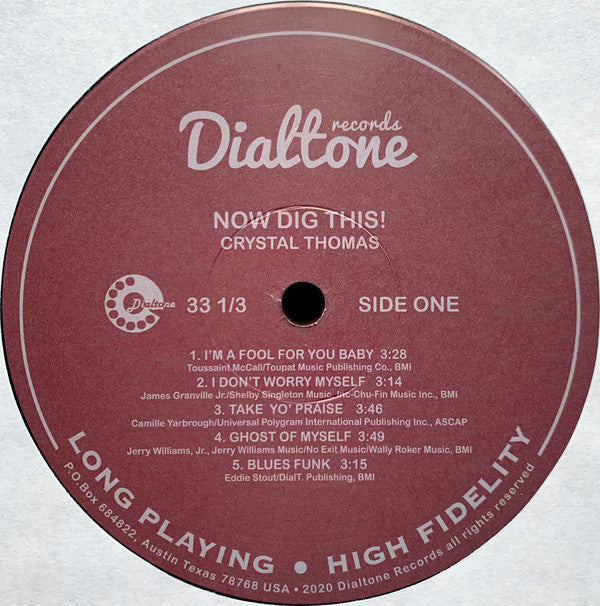 Crystal Thomas  - Now Dig This! (Vinyl) - Image 3