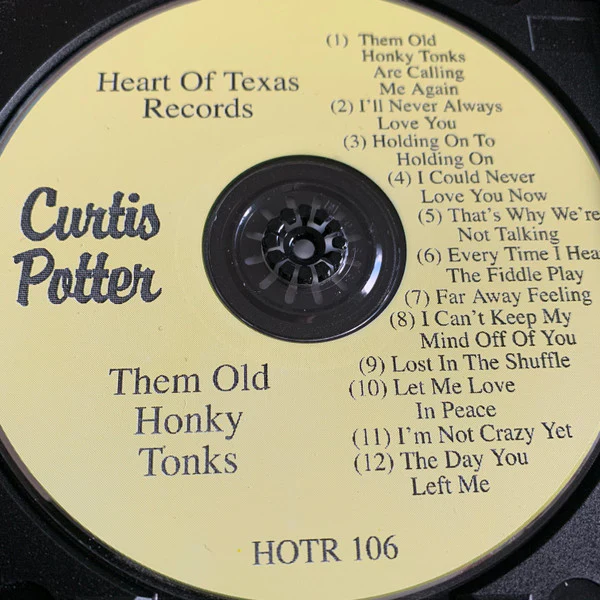 Curtis Potter - Them Old Honky Tonks (CD) - Image 3