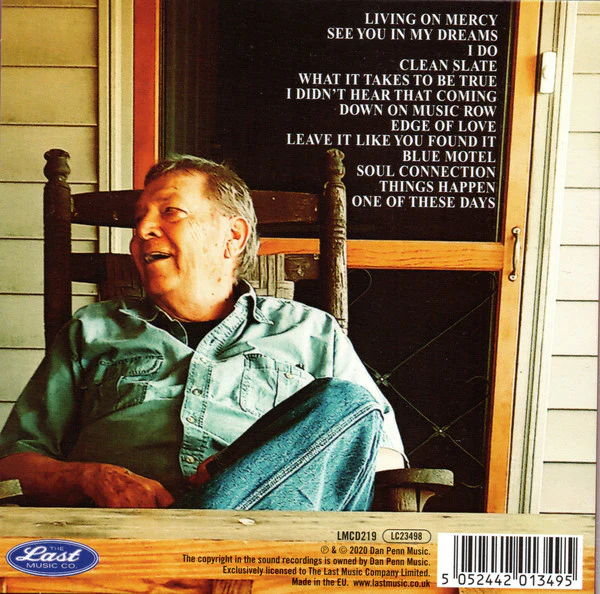 Dan Penn - Living On Mercy (CD) - Image 2