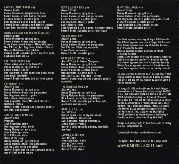 Darrell Scott - The Invisible Man (CD) - Image 5