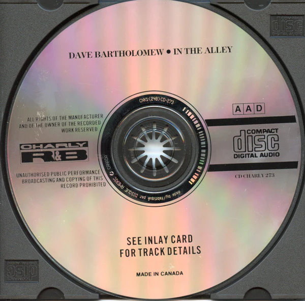 Dave Bartholomew - In The Alley (CD) - Image 3