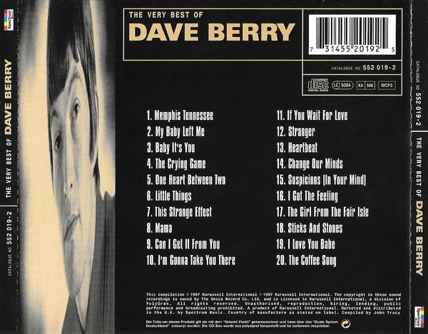 Dave Berry - The Very Best Of (CD) - Image 2
