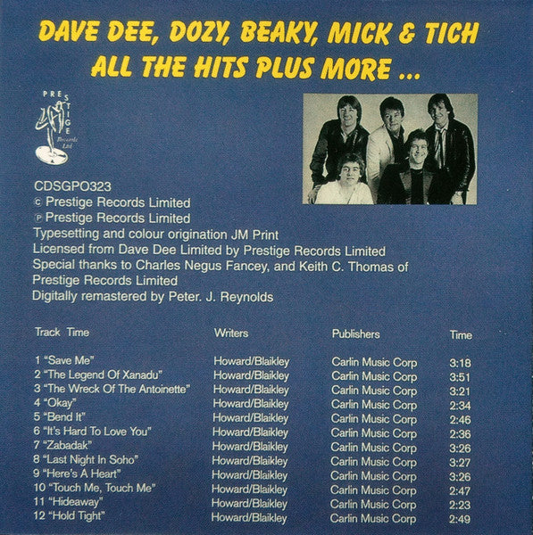 Dave Dee, Dozy, Beaky, Mick & Tich - All The Hits Plus More (CD) - Image 2
