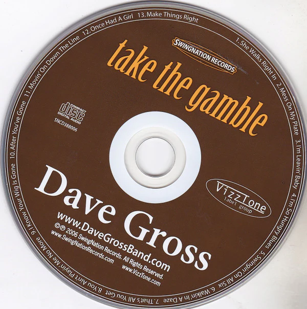 Dave Gross - Take The Gamble (CD) - Image 3