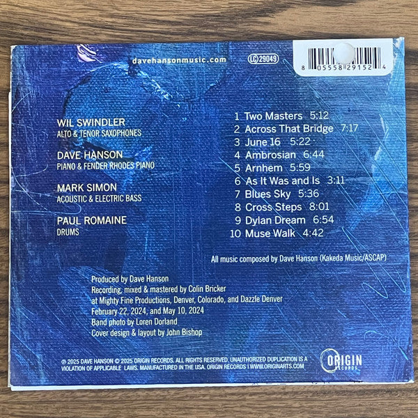 Dave Hanson , Paul Romaine - Blues Sky (CD) - Image 3