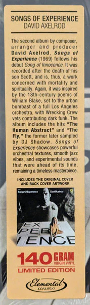 David Axelrod - Songs Of Experience (Vinyl) - Image 3
