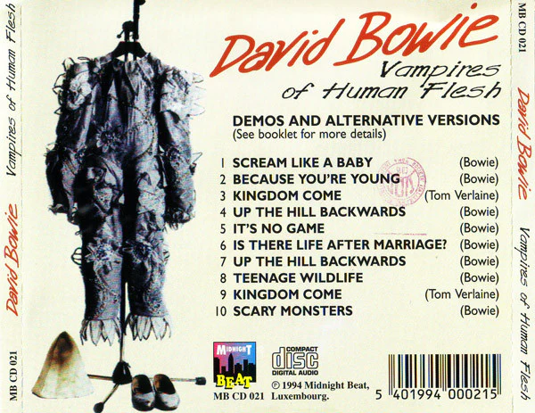 David Bowie - Vampires of Human Flesh (CD) - Image 2