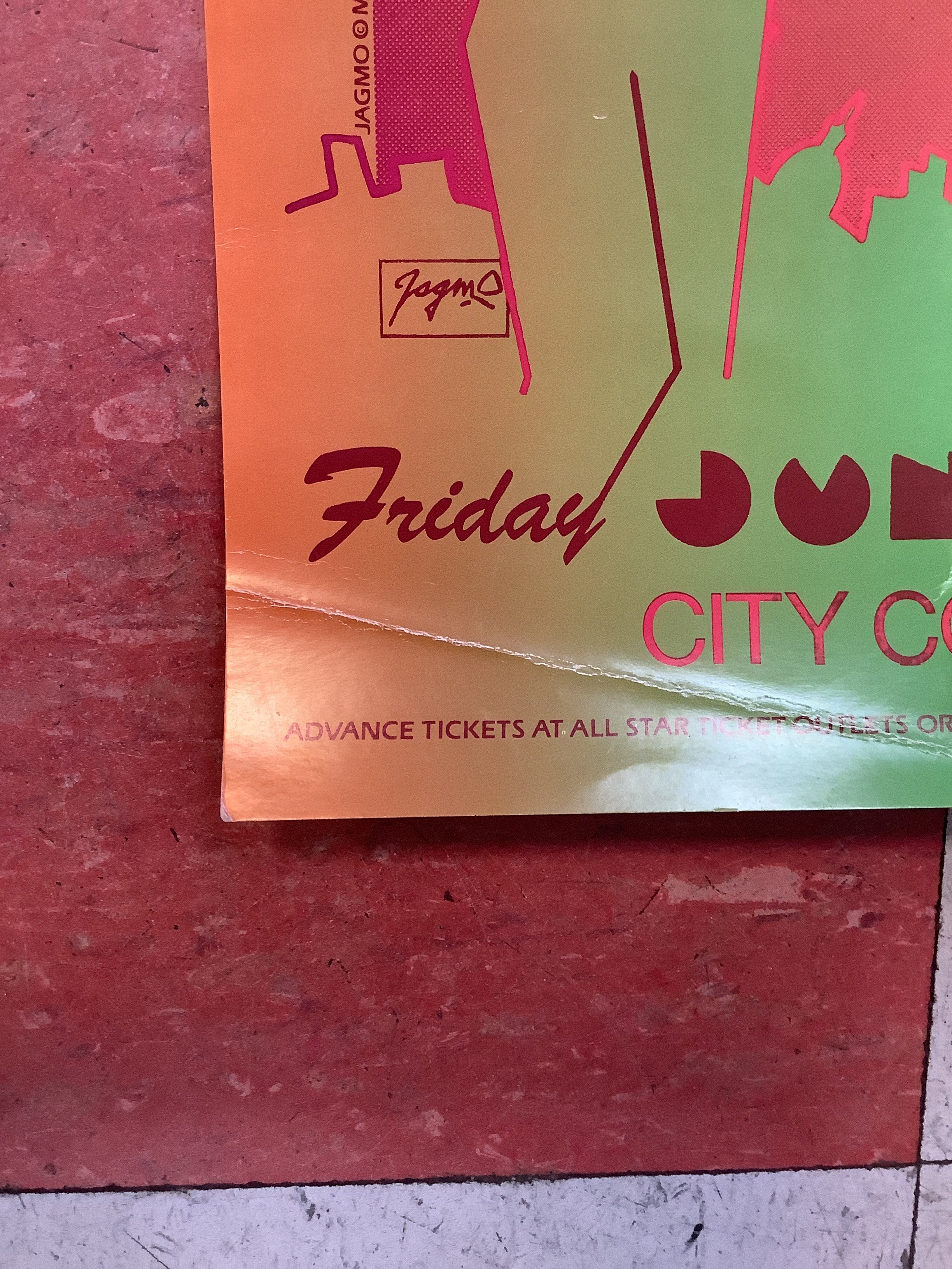 David Byrne at City Coliseum - 1990 (Poster) - Image 4