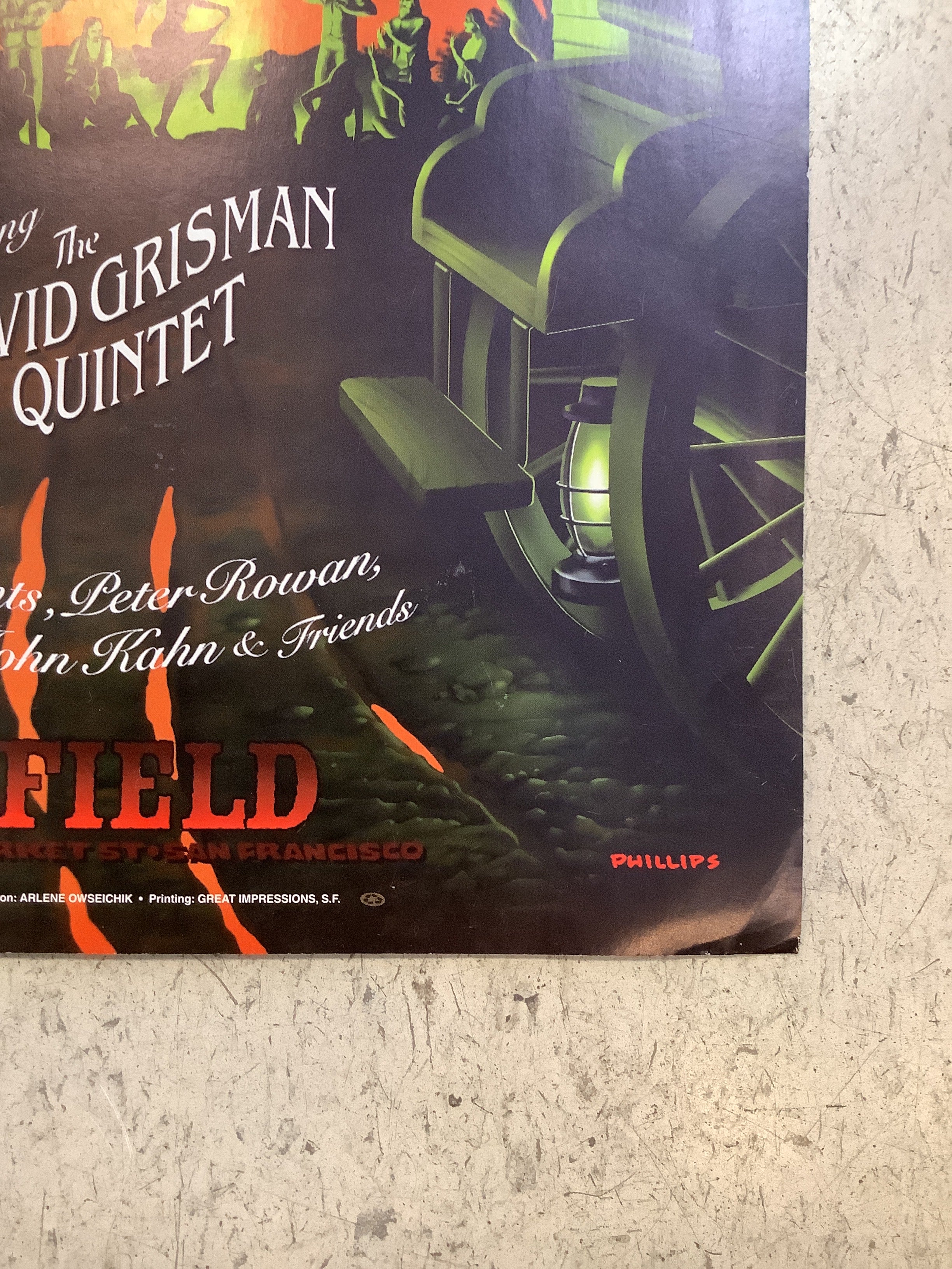David Grisman Birthday Bash at The Warfield - 1996 (Poster) - Image 4