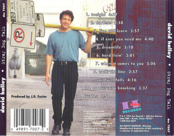 David Halley - Stray Dog Talk (CD) - Image 2
