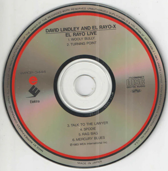 David Lindley And El Rayo-X - El Rayo Live (CD) - Image 3