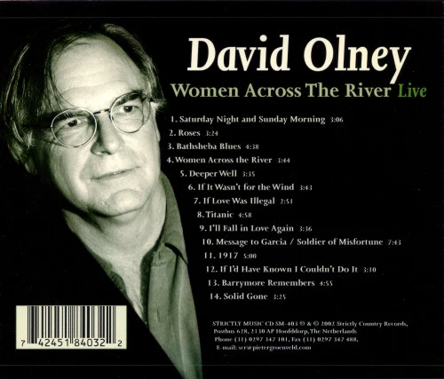 David Olney - Women Across The River (CD) - Image 2