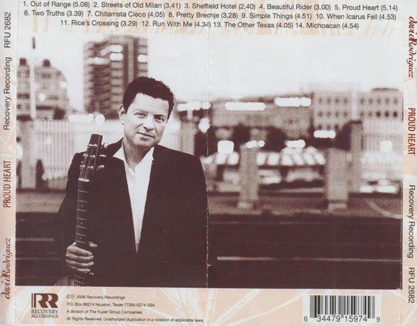 David Rodriguez  - Proud Heart (CD) - Image 2