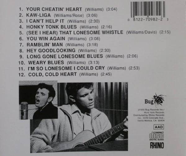 Del Shannon - Sings Hank Williams (CD) - Image 4