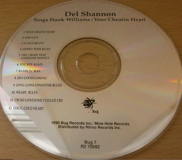 Del Shannon - Sings Hank Williams (CD) - Image 5