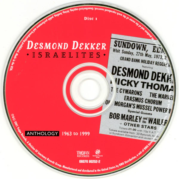 Desmond Dekker - Anthology: Israelites 1963 to 1999 (CD) - Image 3