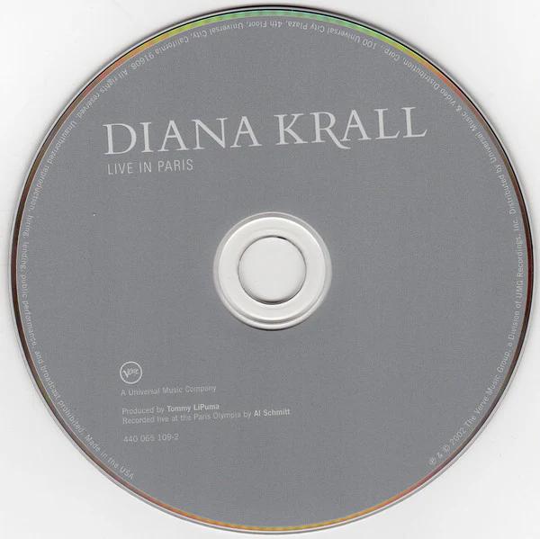 Diana Krall - Live In Paris (CD) - Image 3
