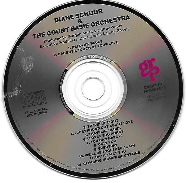 Diane Schuur & Count Basie Orchestra - Diane Schuur And The Count Basie Orchestra (CD) - Image 3