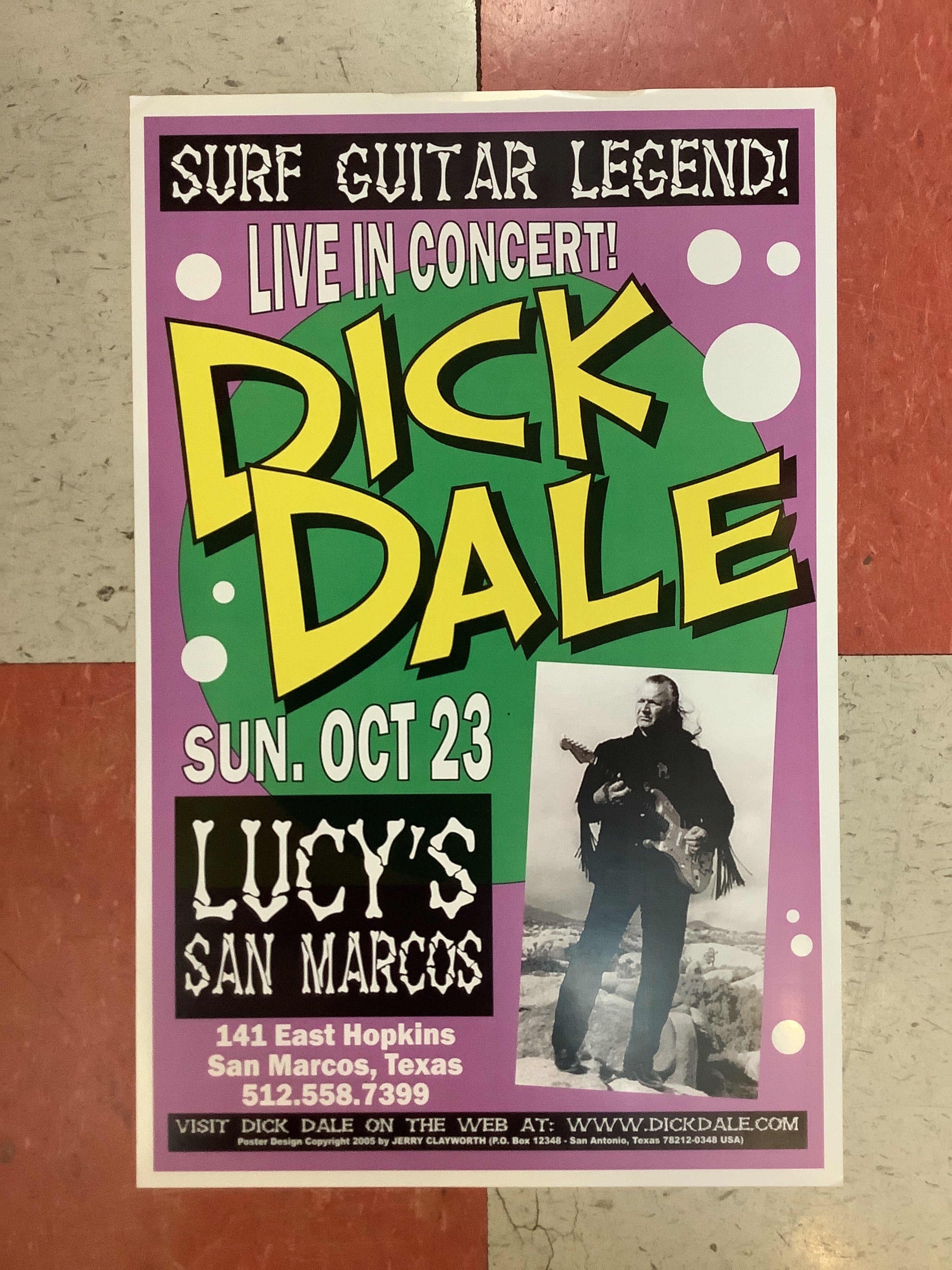 Dick Dale at Lucy's - 2005 (Poster)