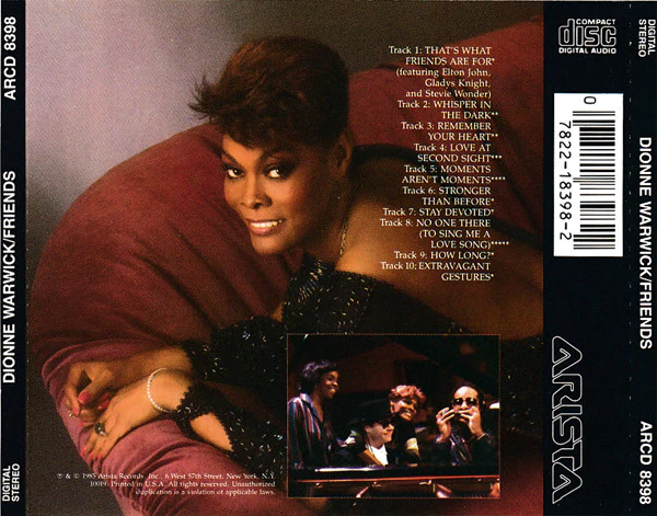 Dionne Warwick - Friends (CD) - Image 3