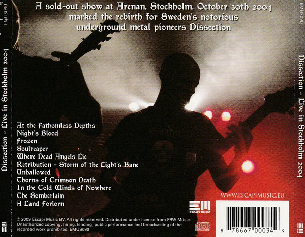 Dissection - Live In Stockholm 2004 (CD) - Image 2