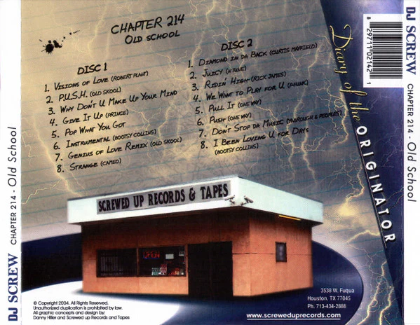 DJ Screw (2) - Chapter 214 Old School (2xCDr, Mixed) - Image 2