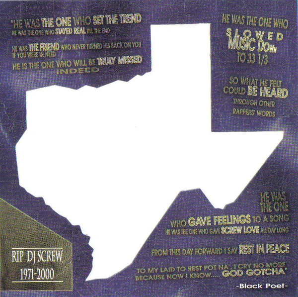 DJ Screw  - Diary Of The Originator: Chapter 23 (Dancing Candy '96) (CDr) - Image 3