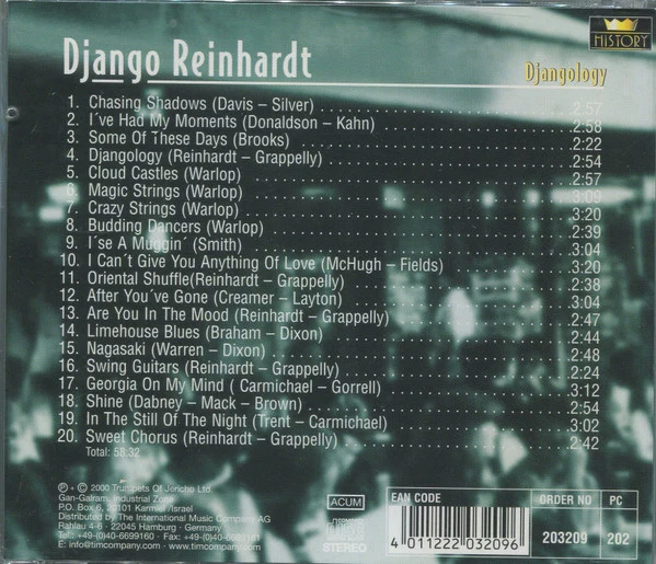Django Reinhardt - Djangology (CD) - Image 2