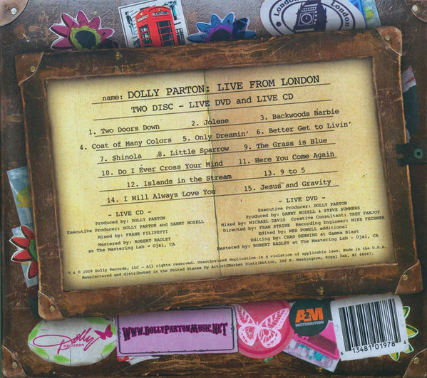 Dolly Parton - Live From London (CD) - Image 2