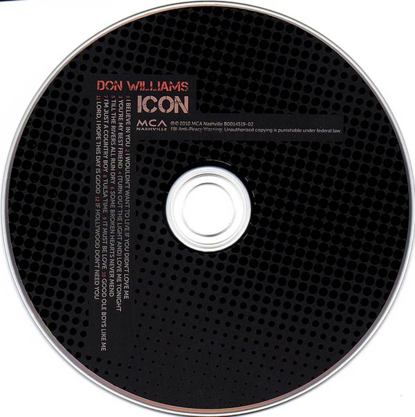 Don Williams  - Icon (CD) - Image 3