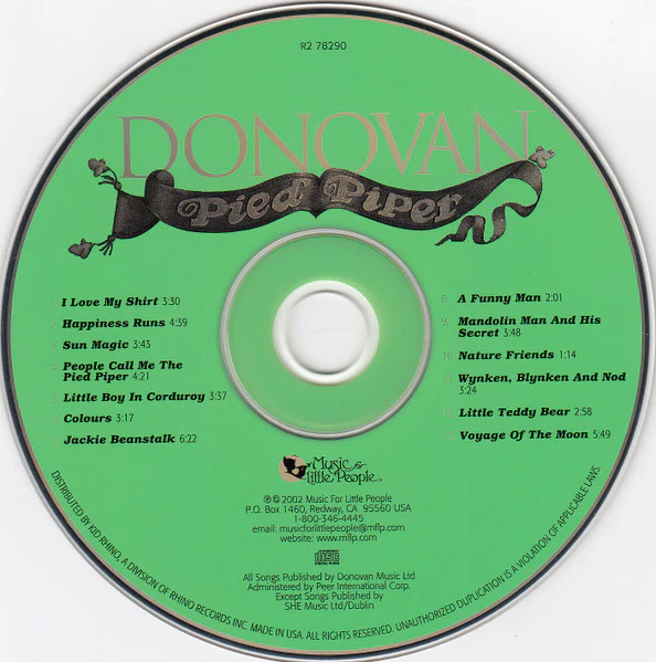 Donovan - Pied Piper (CD) - Image 3