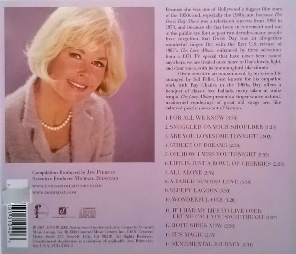 Doris Day - The Love Album (CD) - Image 4