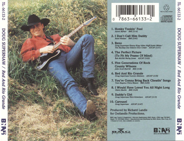 Doug Supernaw - Red And Rio Grande (CD) - Image 2