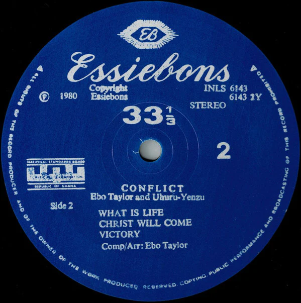 Ebo Taylor & Uhuru Yenzu - Conflict Nkru! (Vinyl) - Image 3