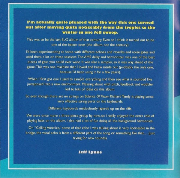 Electric Light Orchestra - Balance Of Power (CD) - Image 5